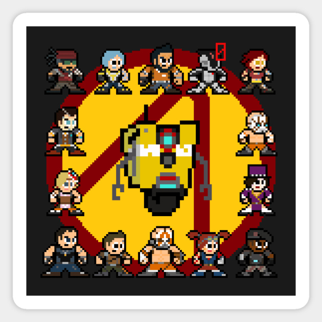 Borderlands 2 Pixel Sprites Sticker by 8-BitHero